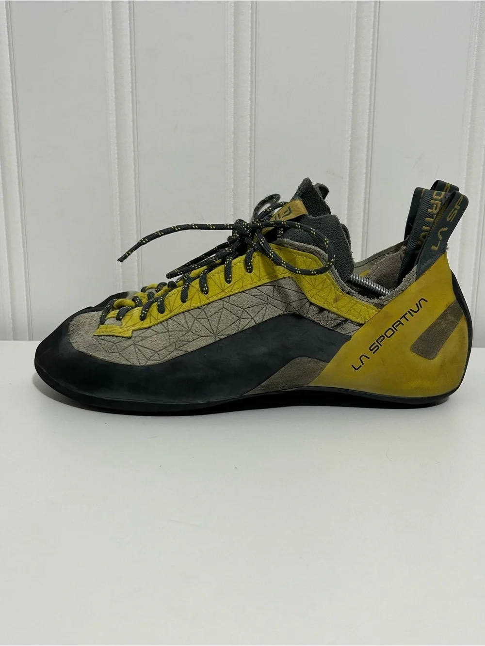 La Sportiva Men's Yellow and Gray Climbing Shoes